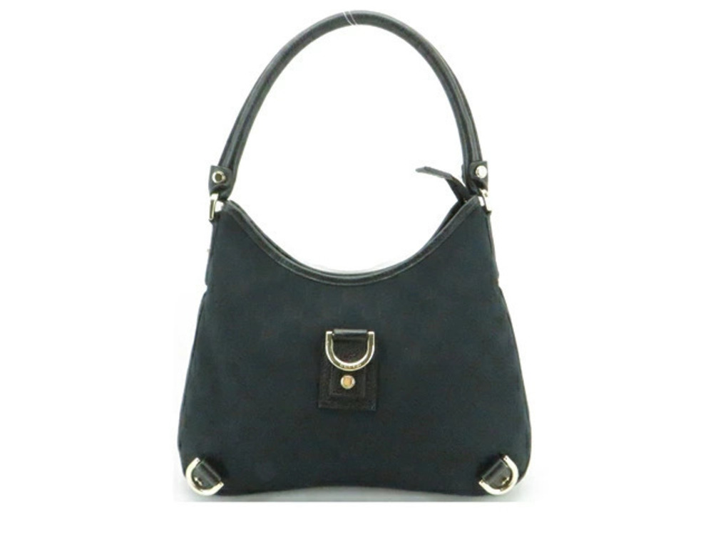 Gucci bag shoulder Hobo GG canvas calfskin